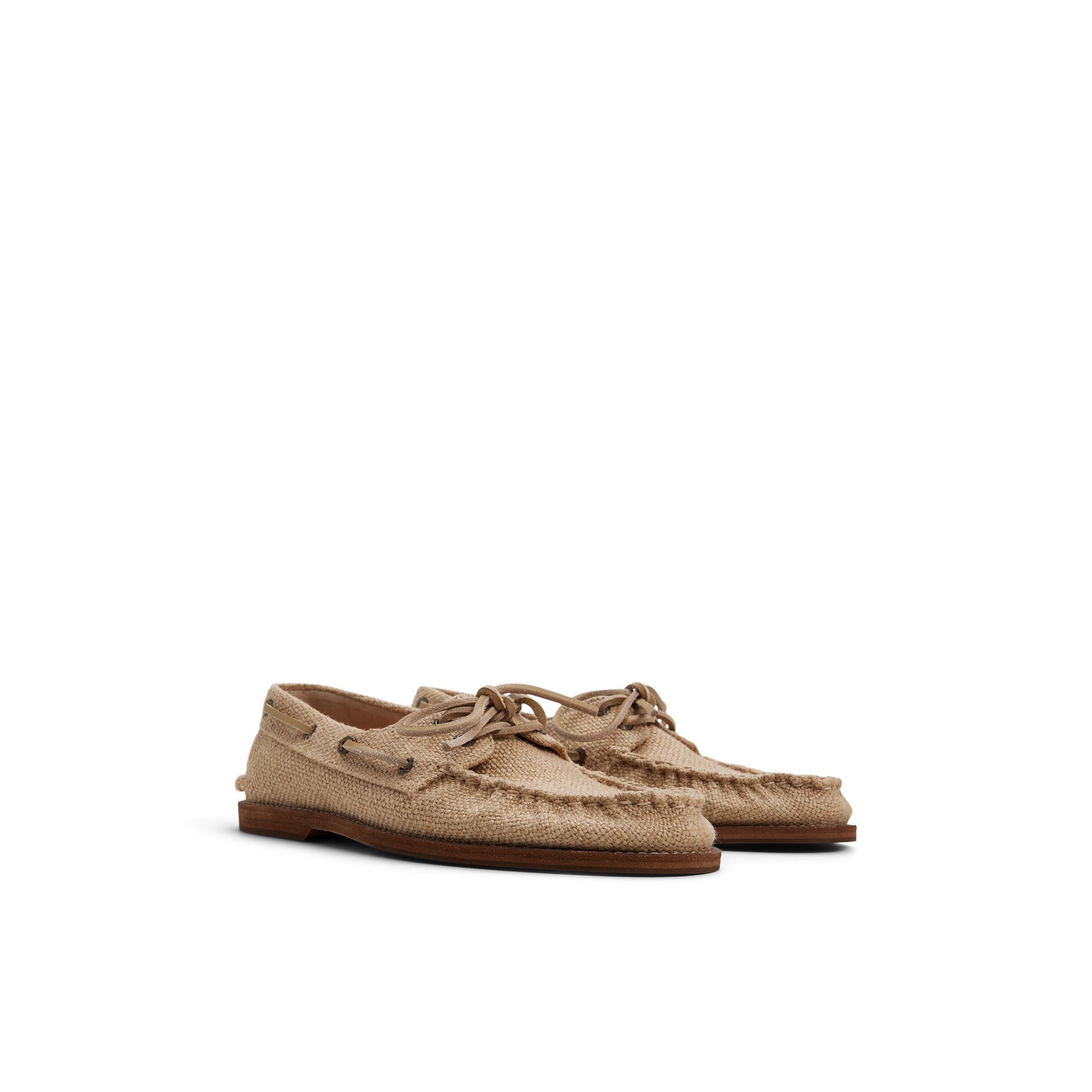 Vue latérale de Sable Sperry x Colbo Authentic Original™ 2-Eye Boat Shoe