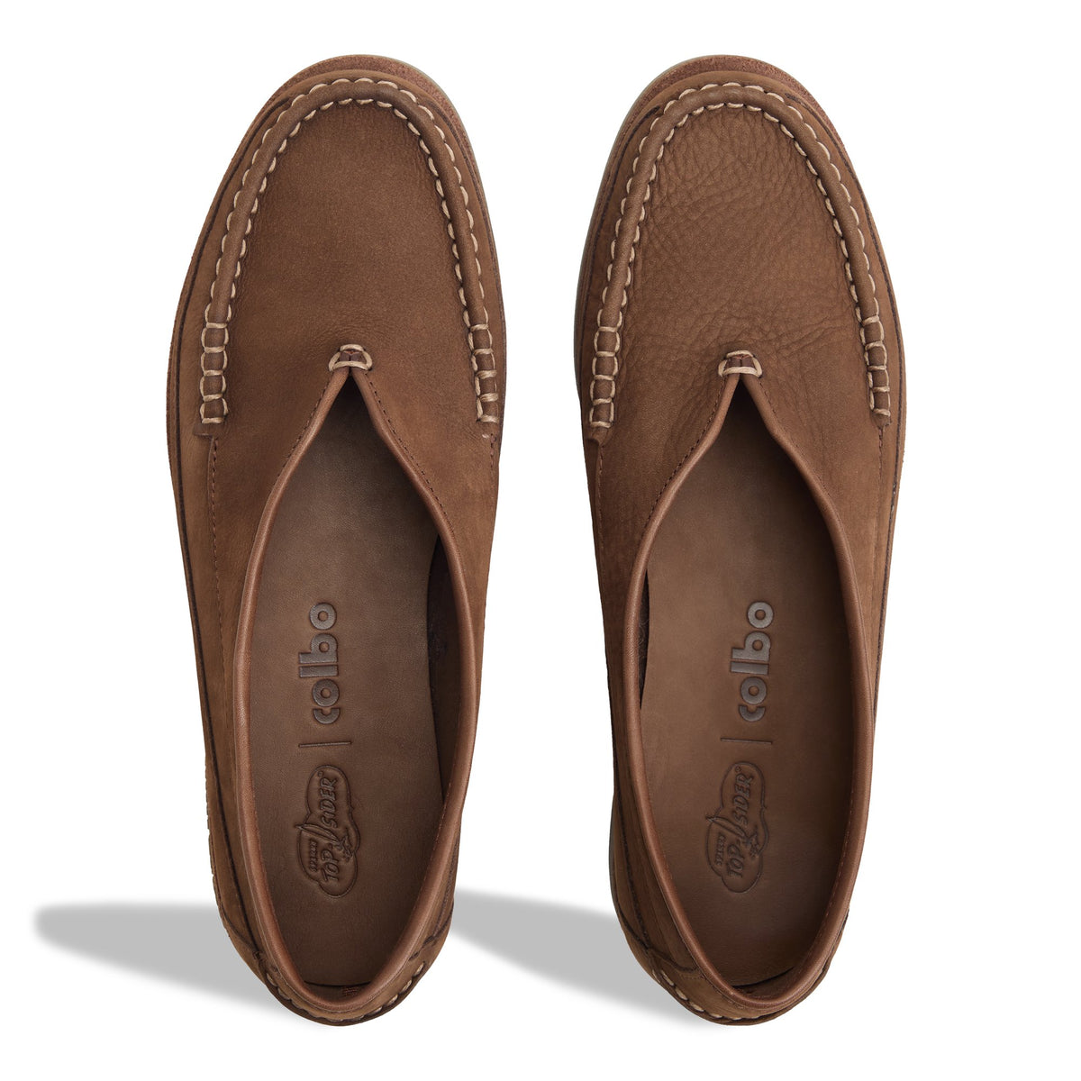 Top-down view of the Dark brown Sperry x Colbo Sirah Loafer Loafers