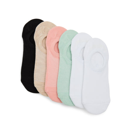Ladies 6-pack No-Show Socks
