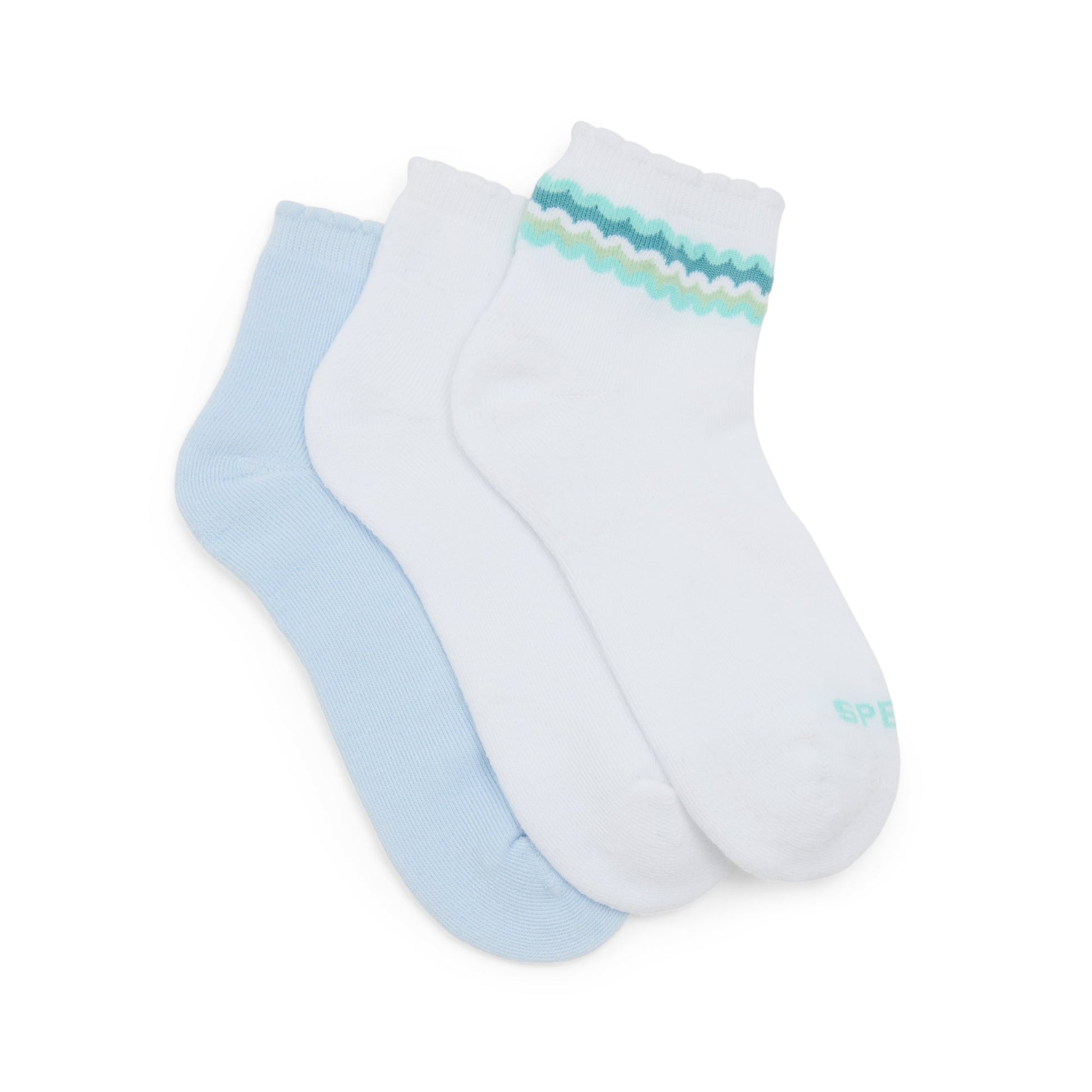 Product media for Ladies 3-Pack Quarter Socks