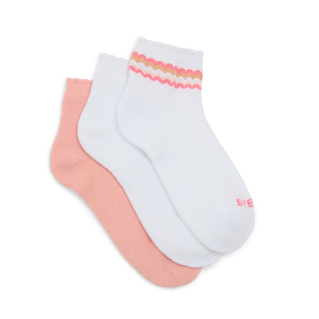 Ladies 3-Pack Quarter Socks