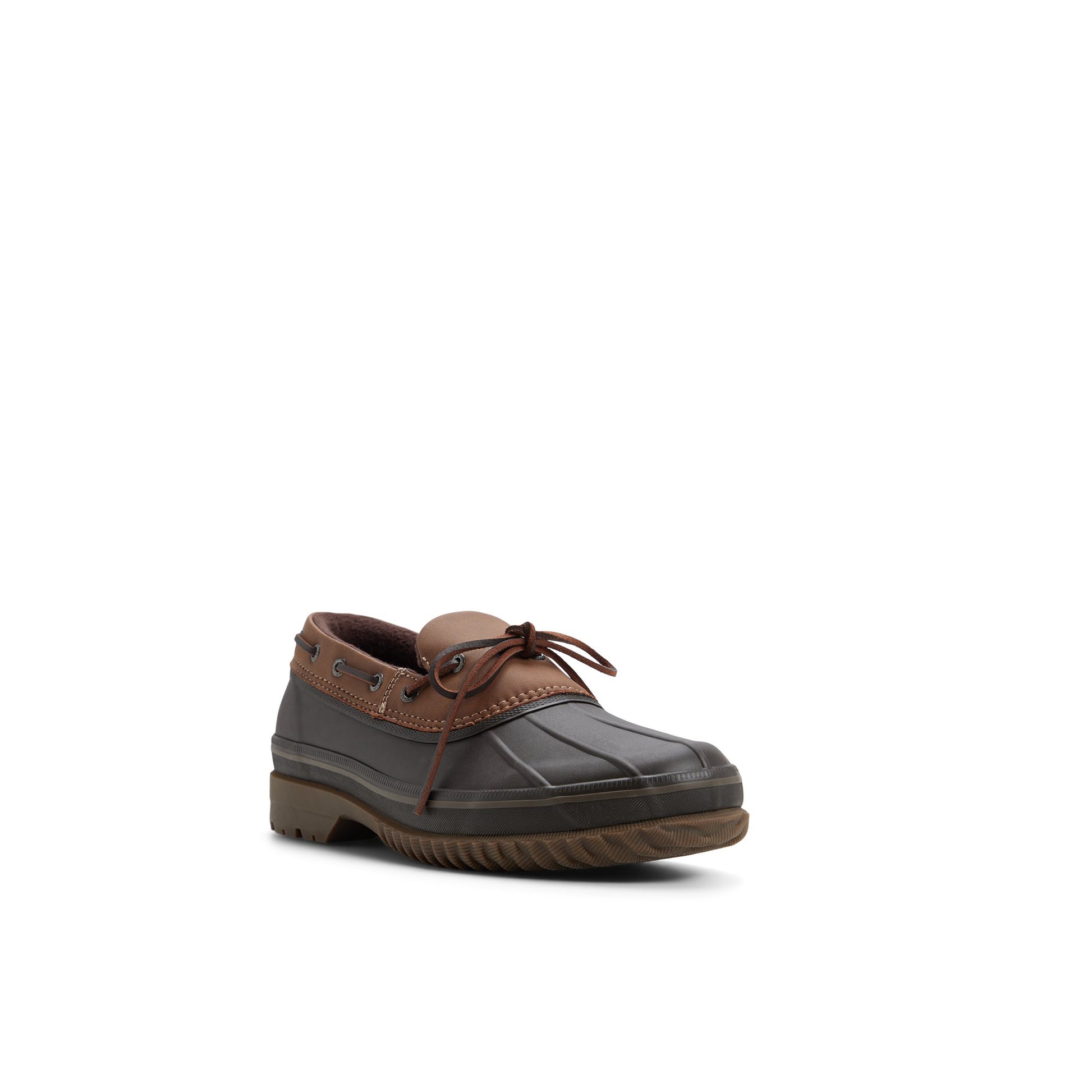 Side view of Brown Drake1eye tl_mm Duck Boots