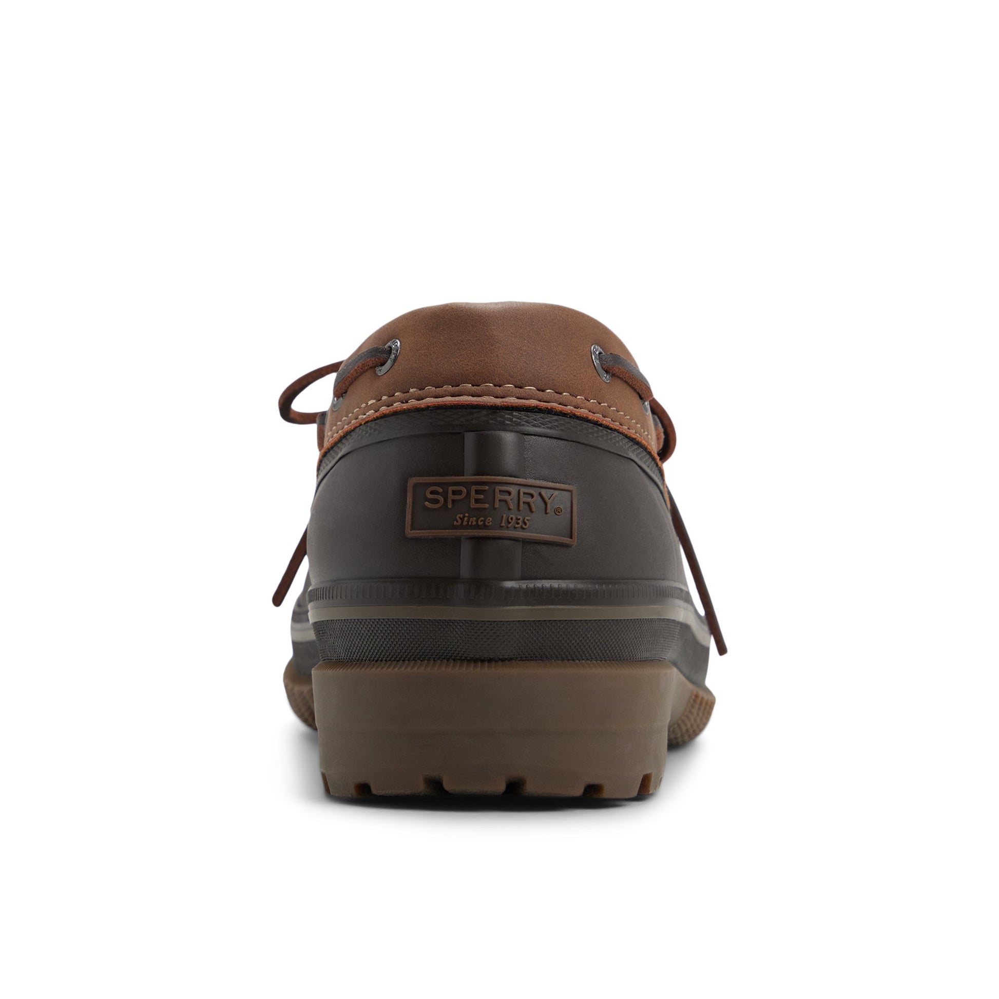 Three-quarter angle of Brown Drake1eye tl_mm Duck Boots's front side