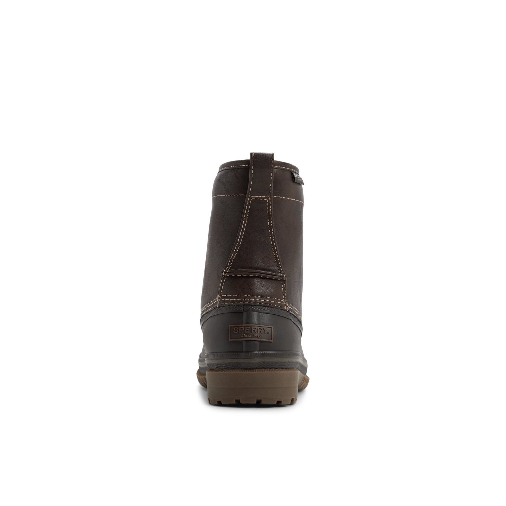 Three-quarter angle of Dark brown Drakeboot tl_mm Duck Boots's front side