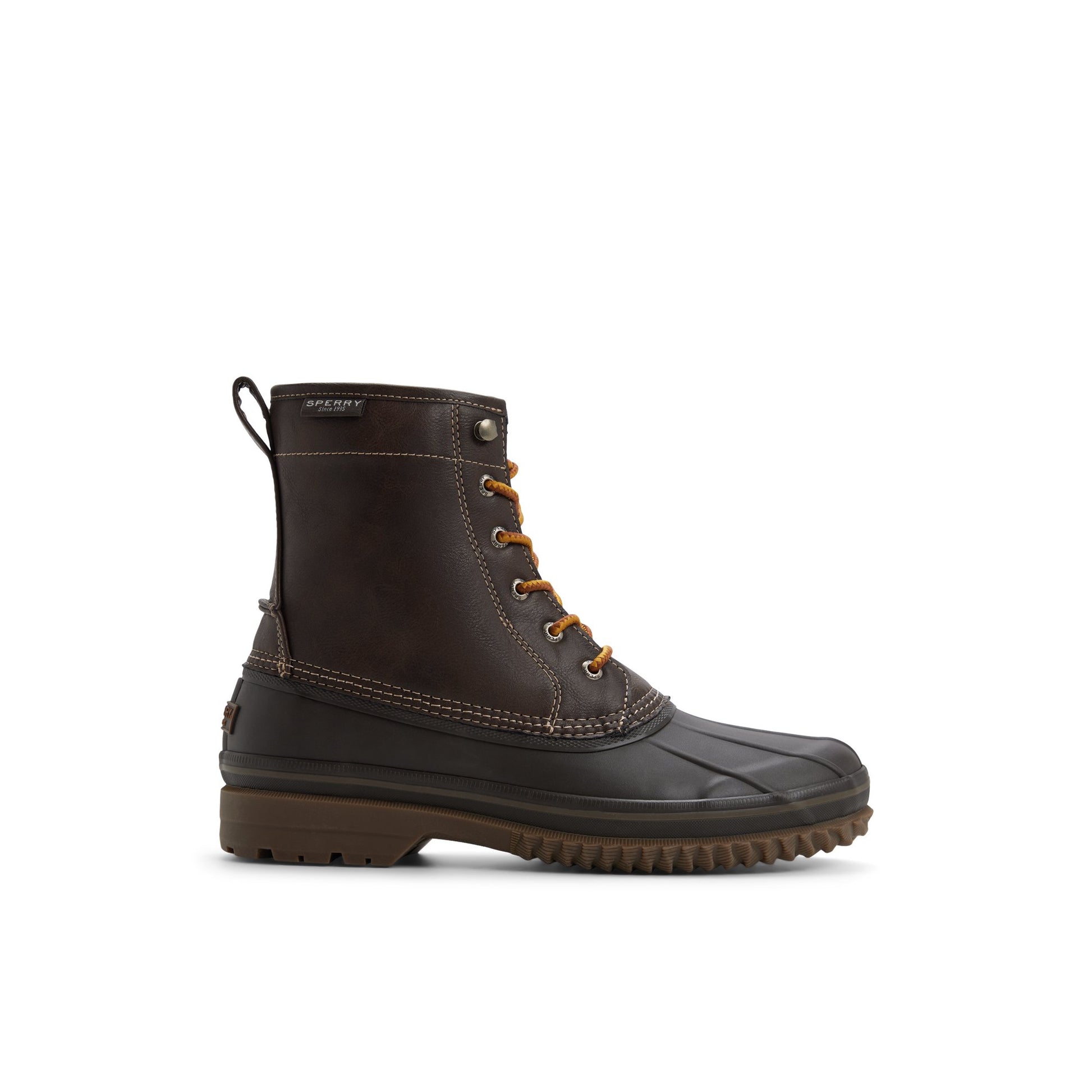 Main View of Dark brown Drakeboot tl_mm Duck Boots for Mens