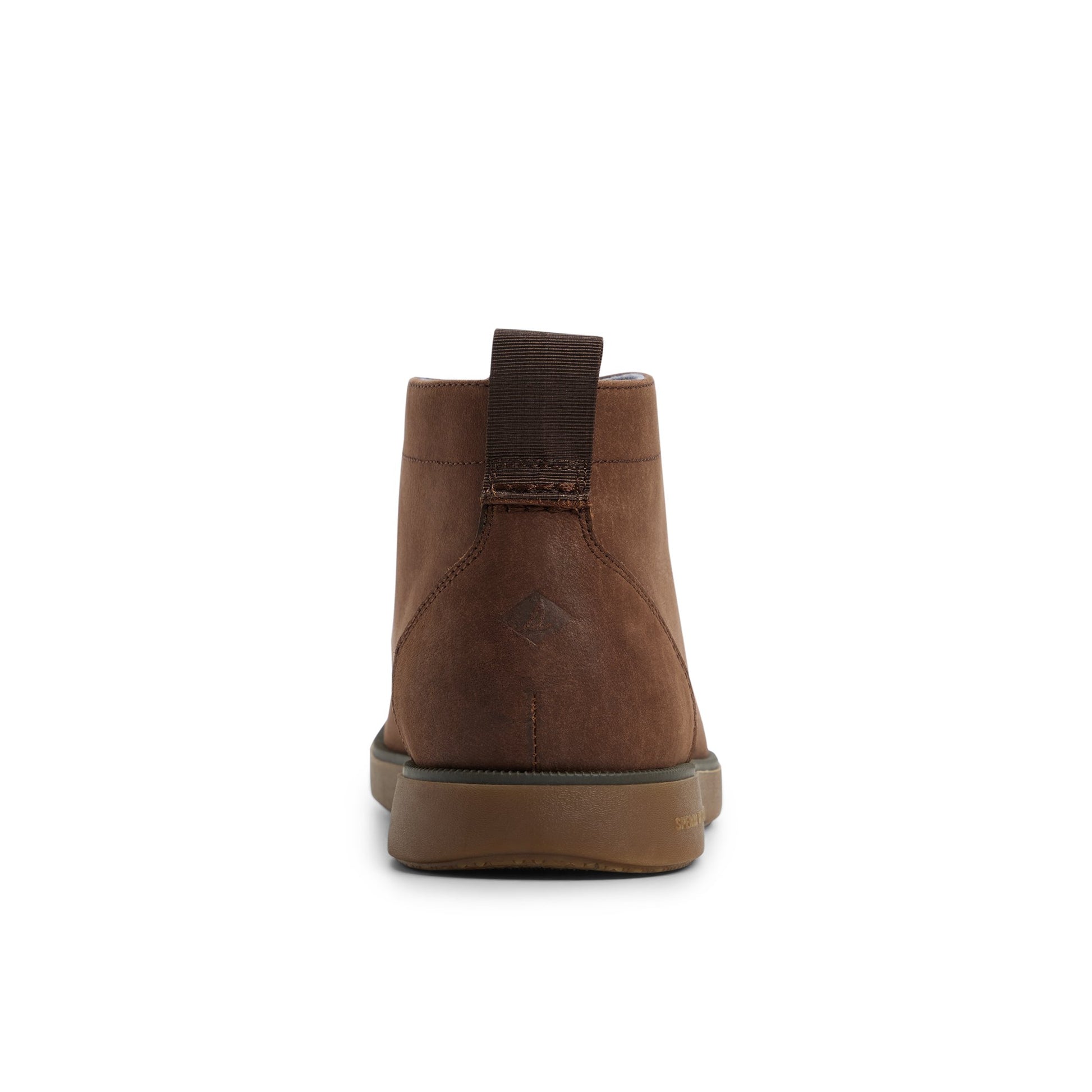 Three-quarter angle of Dark brown Newman ck ii_mm Chukka Boots's front side