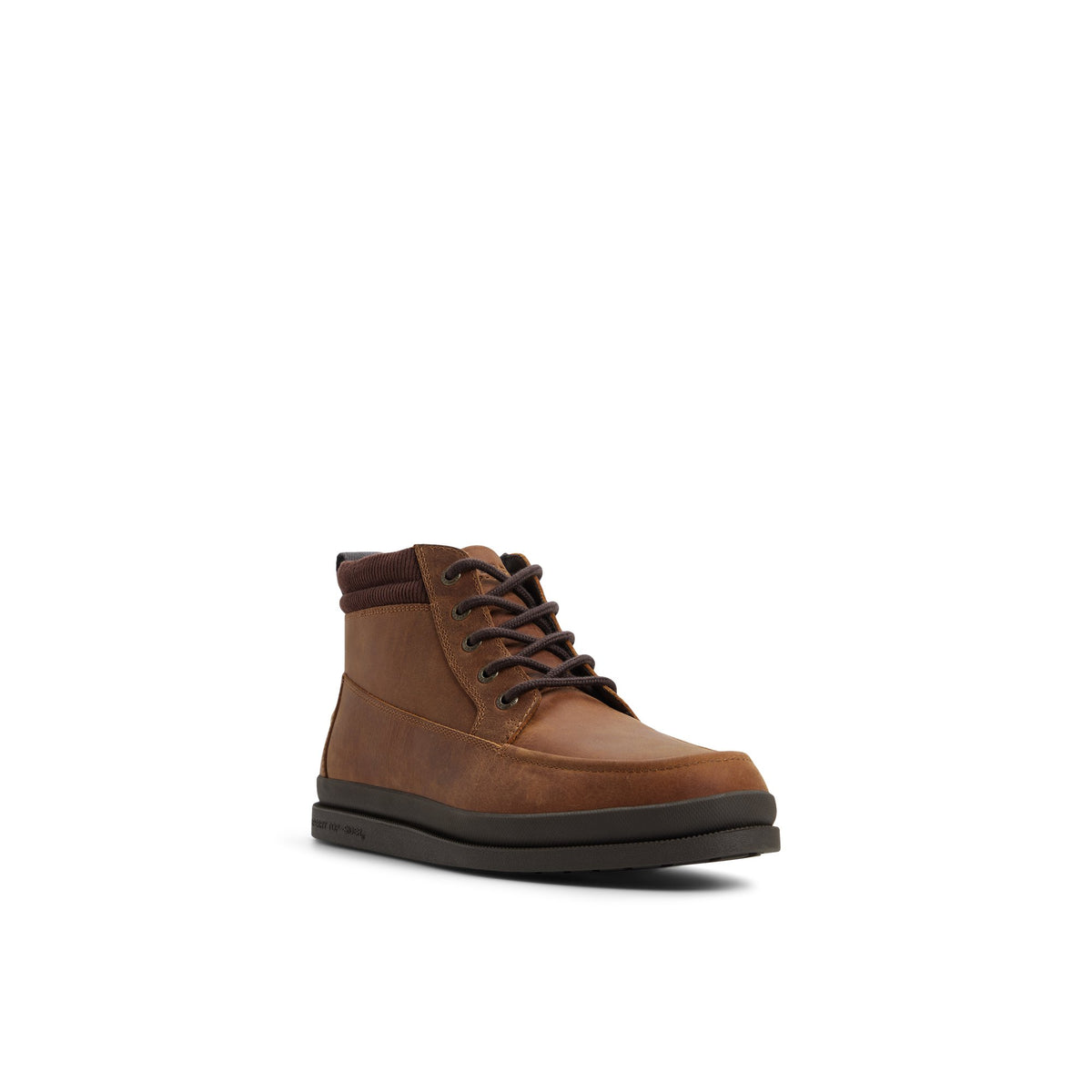 Side view of Taupe Tour Moc Mid Top Sneaker Chukka Boots