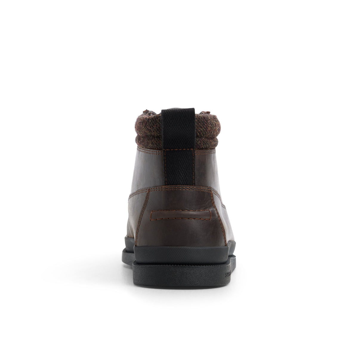 Three-quarter angle of Dark brown Tour Moc Mid Top Sneaker Chukka Boots's front side