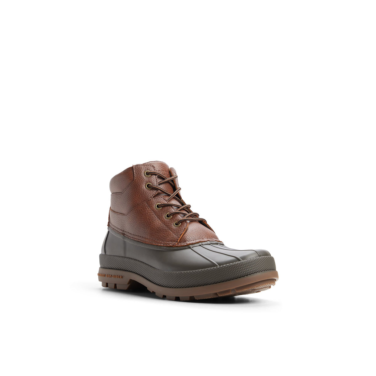 Side view of Dark brown Costco Coldbay Duck Boot Duck Boots