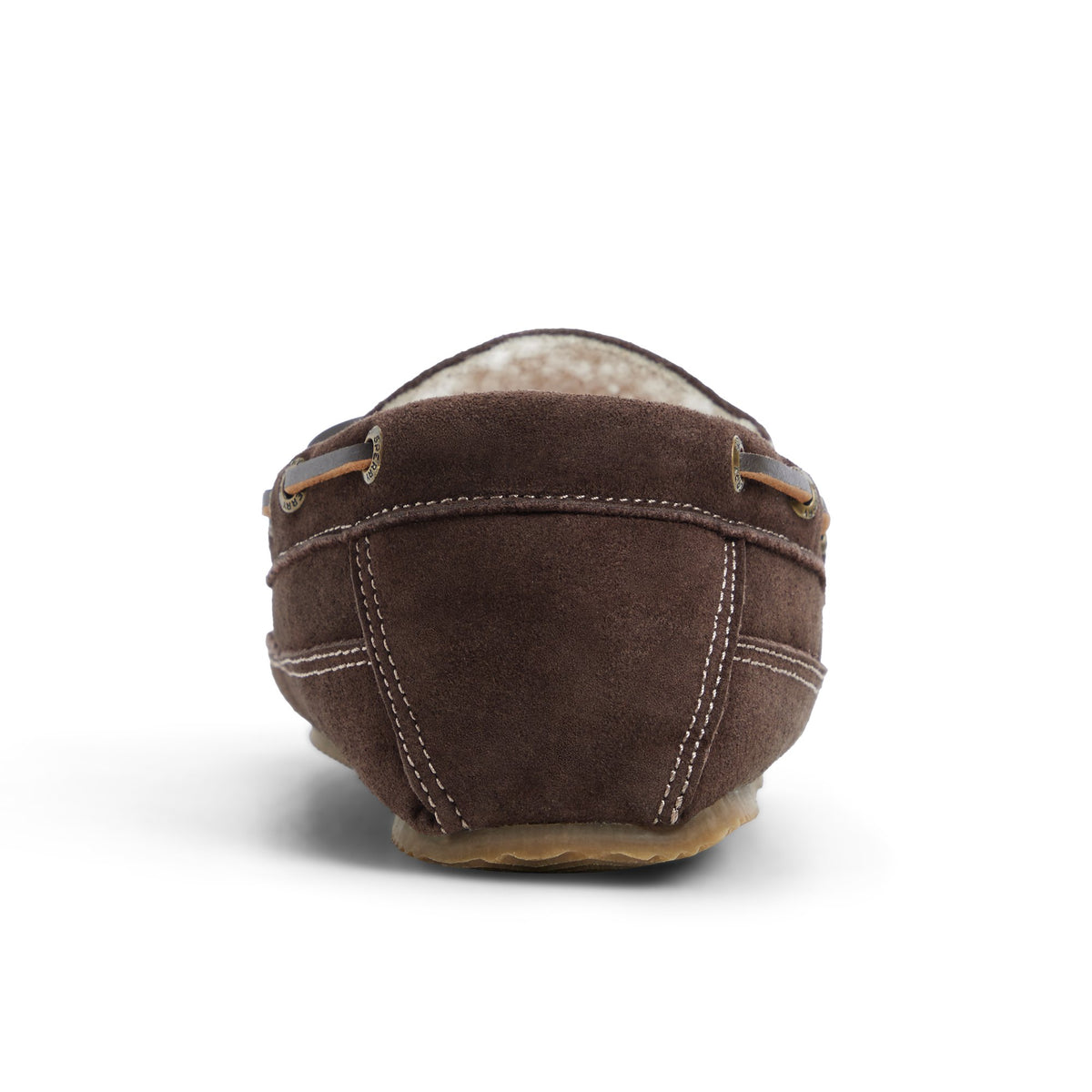 Three-quarter angle of Brown Muskoka Warm Lined 1-Eye Slipper 's front side